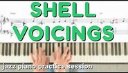 Jazz Piano Practice Session - Shell Voicings