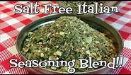 Homemade Salt Free Italian Seasoning Blend Recipe ~ Italian Seasoning Recipe ~ Noreen's Kitchen