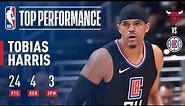 Tobias Harris Scores 24 Points in His Clippers Debut | February 3, 2018
