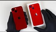 Apple iPhone 13 Mini Red Unboxing + Gameplay