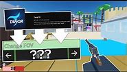 Using TANQR'S SETTINGS In Roblox Arsenal!
