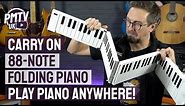 Carry-On 88-Key Folding Piano - Review & Demo - A Foldable MIDI Keyboard & Digital Piano!