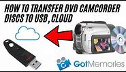 How to Transfer Mini DVD Camcorder Disks to USB, MP4 & Cloud