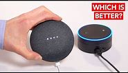 Google Home Mini VS Amazon Echo Dot - Which is better? (Unboxing & Review)
