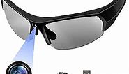 YYCAMUS Smart Glasses Video Camera, HD 1080P Spy Sunglasses for Men, Bluetooth Glasses with Earphone, Built in 32GB Memory Card Vlogging Camera for Sports & Outdoors