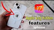 iPhone Apple logo hidden features / customisation hidden feature Apple 🥰/ Apple logo back touch 🥰🥰