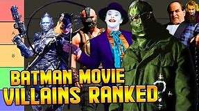 All Batman Movie Villains Ranked From Worst to Best