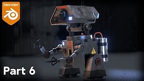 Sci-Fi Worker Robot-Part 6 (Blender Tutorial)