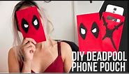 Geeky DIY: Deadpool Felt Phone Pouch/Case (Marvel)