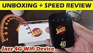 Jazz 4G WiFi Device Unboxing + Speed Test Review