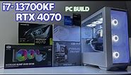 New i7-13700KF Rtx 4070 12GB Gaming Pc Build 2023