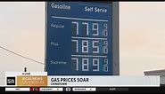 Gas prices continue to soar in LA County
