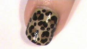 Cheetah Print Nail Art Tutorial