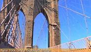 New York City's Brooklyn Bridge - 2 Minute Tour