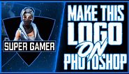 How to make fortnite gaming logo on Photoshop 7.0 for beginners