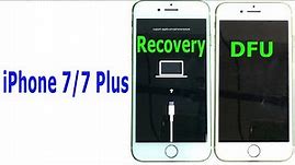 How to enter RECOVERY mode and DFU mode iPhone 7/7 Plus