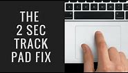 Laptop touchpad, not working, quick 2 sec fix tip !