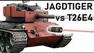 JAGDTIGER vs SUPER PERSHING | 12.8cm Pzgr. 43 Spaced Armour Piercing Simulation