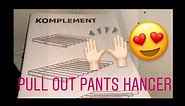 How to install komplement ikea pants hanger