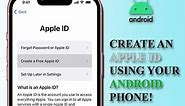 How to Create an Apple ID on Android Phone! Easy Steps!