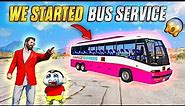 We Started New Bus Service In GTA5 With Shinchan 🥳🎉Full Fun #rampageboy #gta5 #shinchan