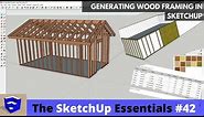 Creating Wood Framing in SketchUp - The SketchUp Essentials #42
