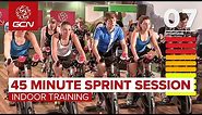 45 Minute Cycle Training Workout - Sprint Training