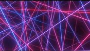 Sci-Fi Futuristic Neon Laser Beam Tubes Flicker Flash Red Blue Light 4K 60fps Wallpaper Background