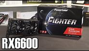 AMD RX6600 Review Powercolor Fighter