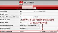 How To See *Hide Password Of Huawei Wifi | How To View *Hidden Wifi Password | *Hidden Wifi Password