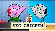 When Vegetarian Eats Chicken : Halkat Call 12 | Angry Prash