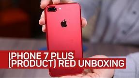 Red iPhone 7 Plus unboxing: Checking out the red of (Product)Red