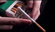 Quick Tutorial On Packing Cigarettes