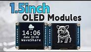 OLED Display Module: 128×128 pixels, 1.5" Black/White, for Raspberry Pi/Arduino/STM32