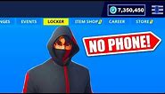 HOW TO GET iKONIK SKIN WITHOUT GALAXY S10 IN FORTNITE!
