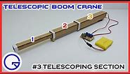 DIY Telescopic Boom Crane from Cardboard