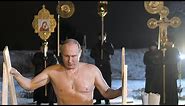 Russian president Vladimir Putin braves subzero lake to mark Orthodox Epiphany