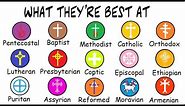 The best thing about each Christian denomination
