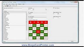 Christmas Bingo Cards - how to create with the Bingo Card Maker by BingoCardPrinter.com
