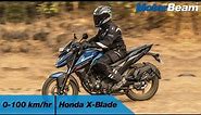 Honda X-Blade - 0-100 km/hr | MotorBeam