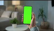 Vertical cellphone with a chroma key screen || MOBILE GREEN SCREEN || NO COPYRIGHT