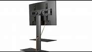 How to install a 32" - 60" TV Floor Stand + TV Mount |Texonic Model TSX10|