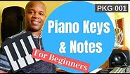Piano Basics For Beginners - Notes and Keys