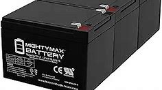 ML12-12 - 12 Volt 12 AH SLA Battery F2 Terminal - Pack of 3