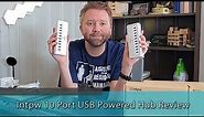 BEST STYLISH USB HUB - Intpw 10 Port USB Powered Hub Review