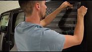Jeep American Flag Window Decal Installation for Hardtops - Ronin Factory