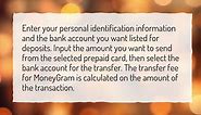 How do I transfer money from a prepaid card to my bank account?