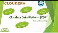 CDP (Cloudera Data Platform) Understanding