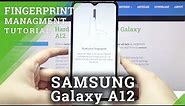 How to Set Fingerprint in SAMSUNG Galaxy A12 – Add Screen Lock