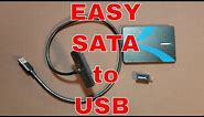 Quick Review: Sabrent 2.5" SATA to USB 3 1 - Internal Hard Drive to USB Conversion